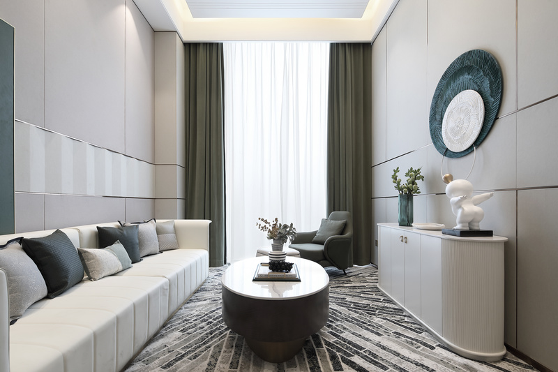 游牧之城的绿色低奢售楼处-27