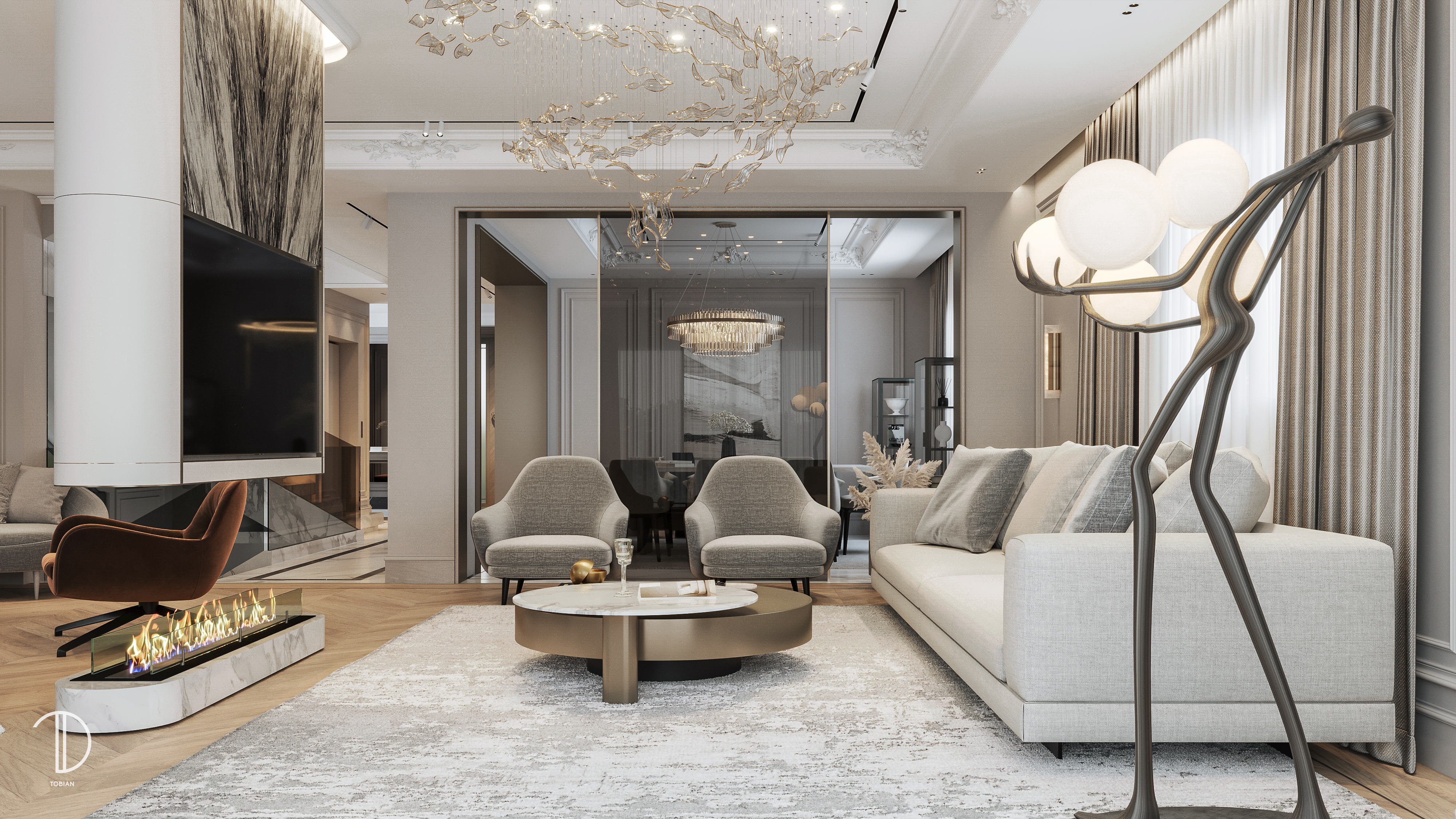 STONE PARK 别墅室内设计-14