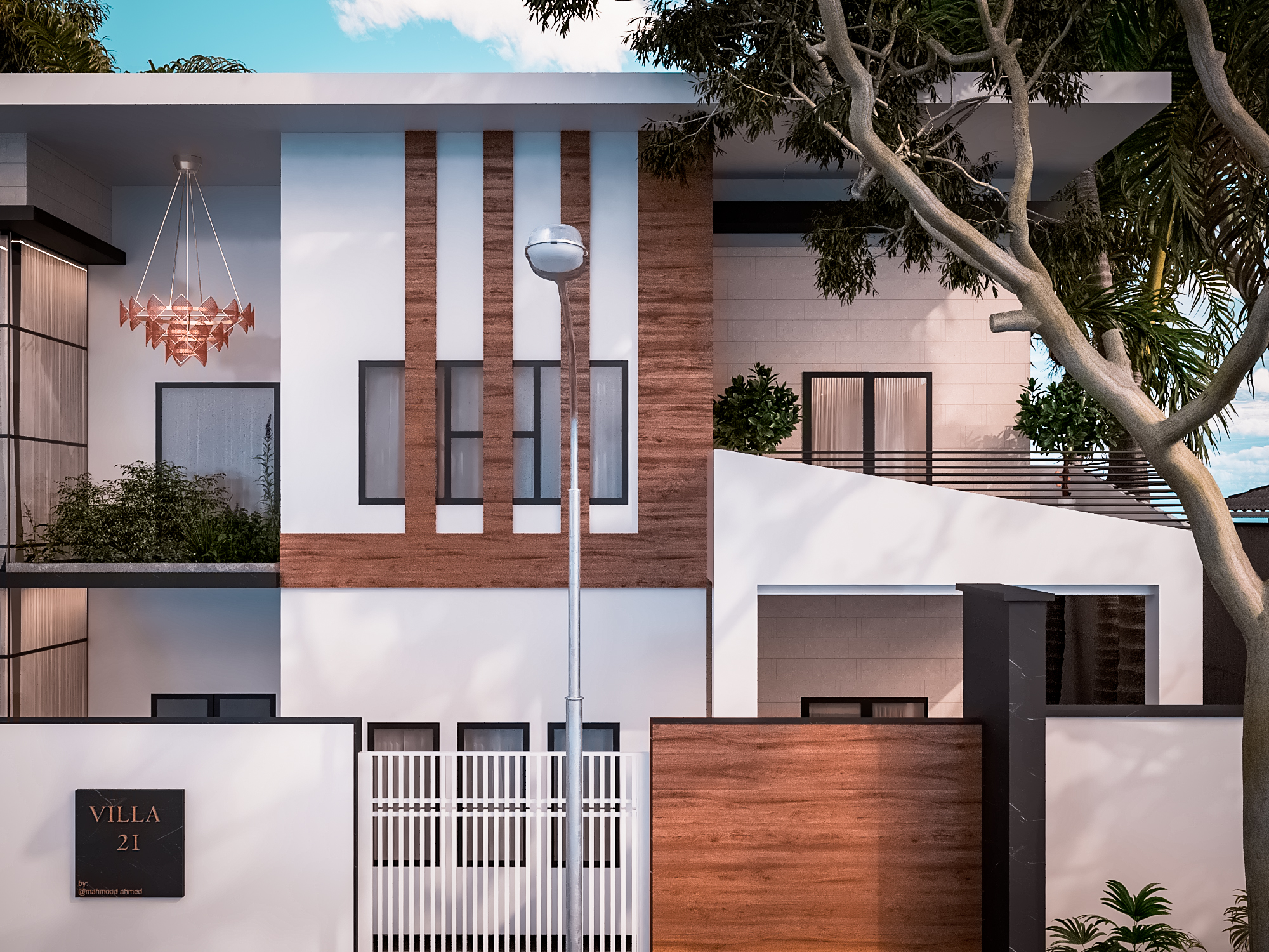 别墅外观设计可视化项目丨埃及丨Mahmood Ahmed-10