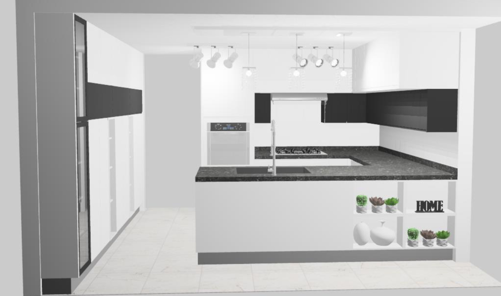 Modern Minimalist Kitchen Design | SL Residence-0
