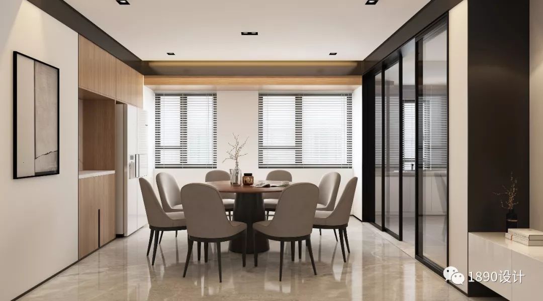 万科森林公园 242㎡通厅设计，折纸概念让空间更立体-14