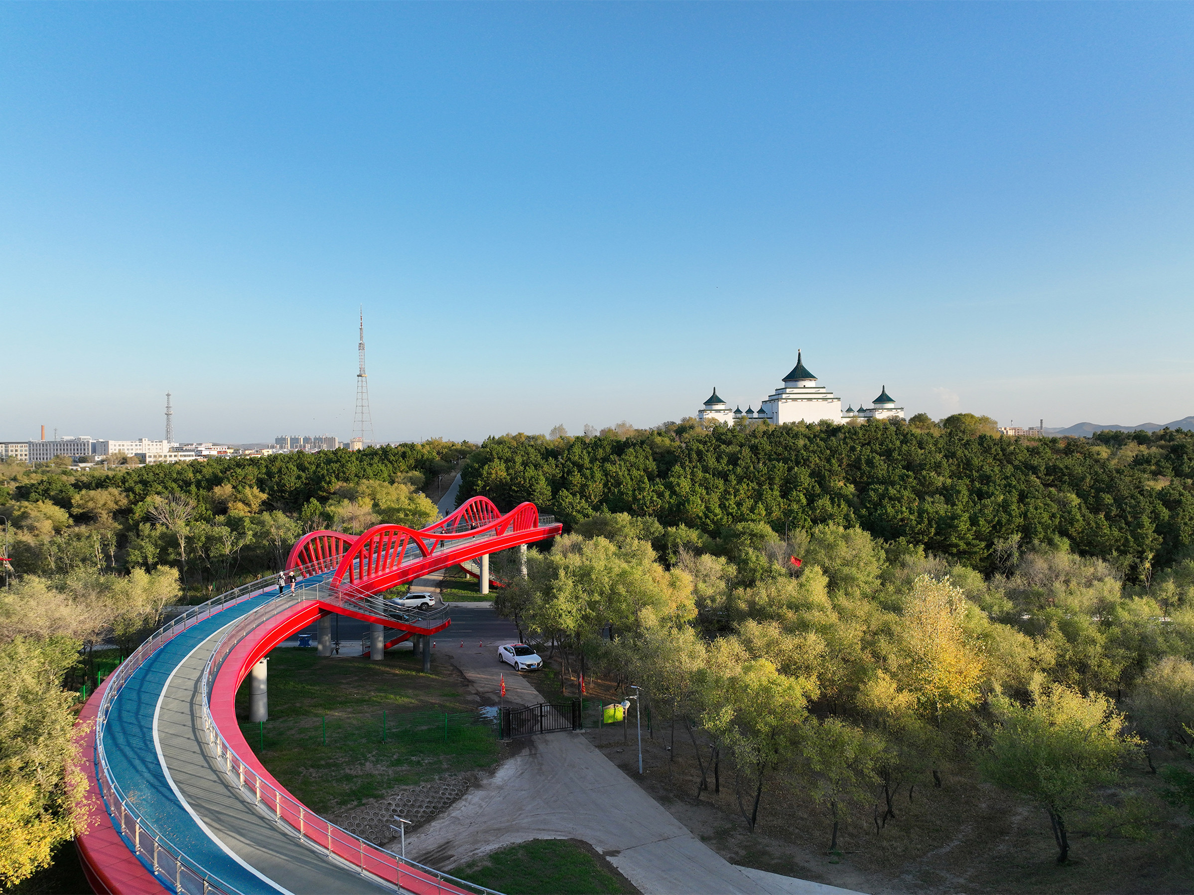 扎萨克街成庙景观天街丨蒙古丨HITAD-6