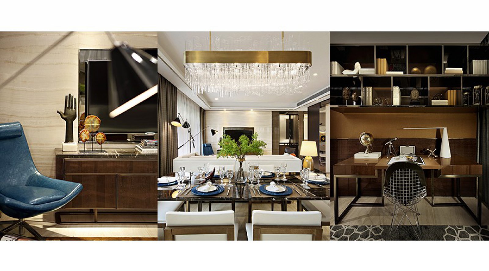 115m²珠江湾畔，大城美宅—宏鼎天御江畔样板房  戴勇室内设计师事务所-31