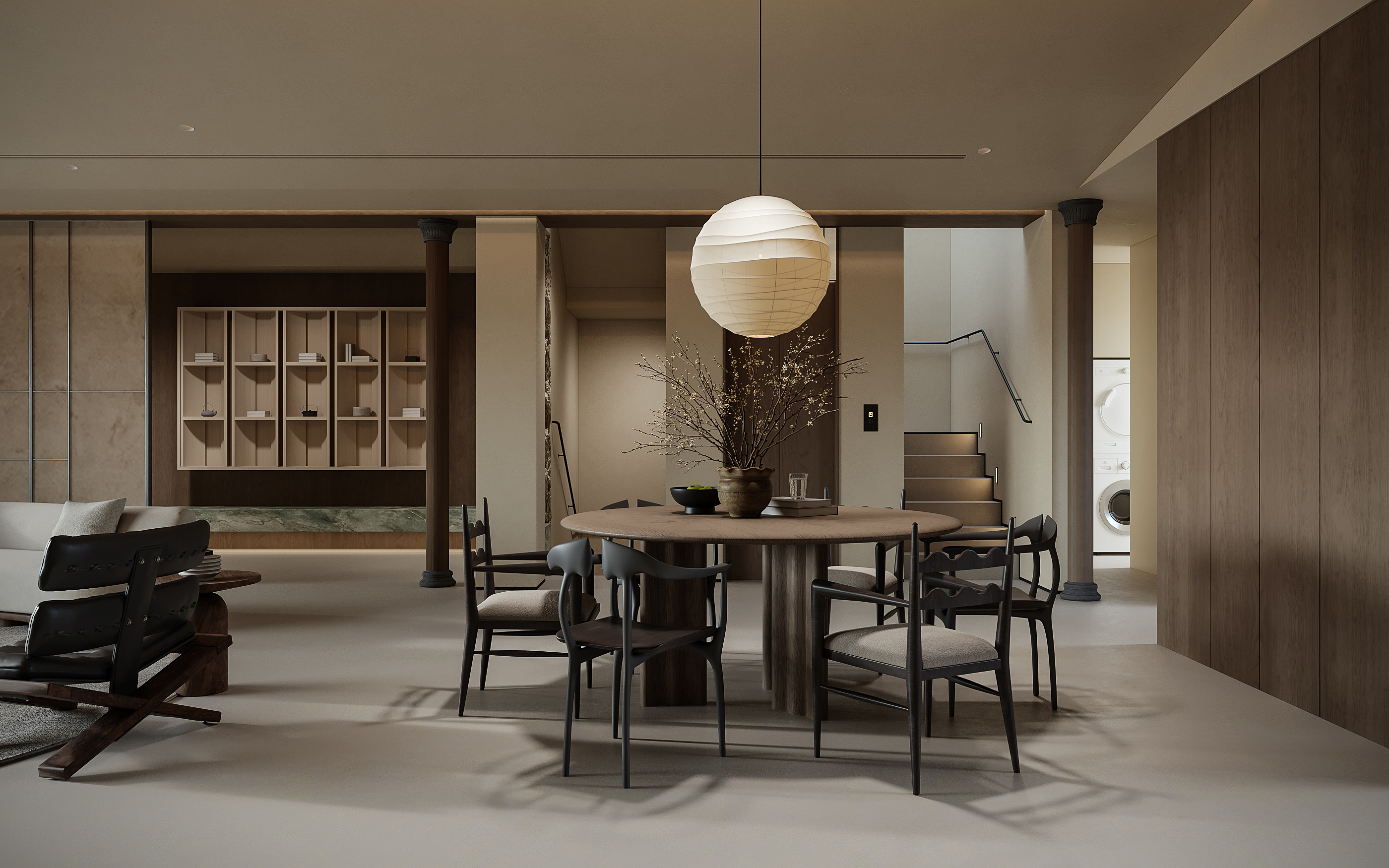 现代混搭风格效果图表现-7