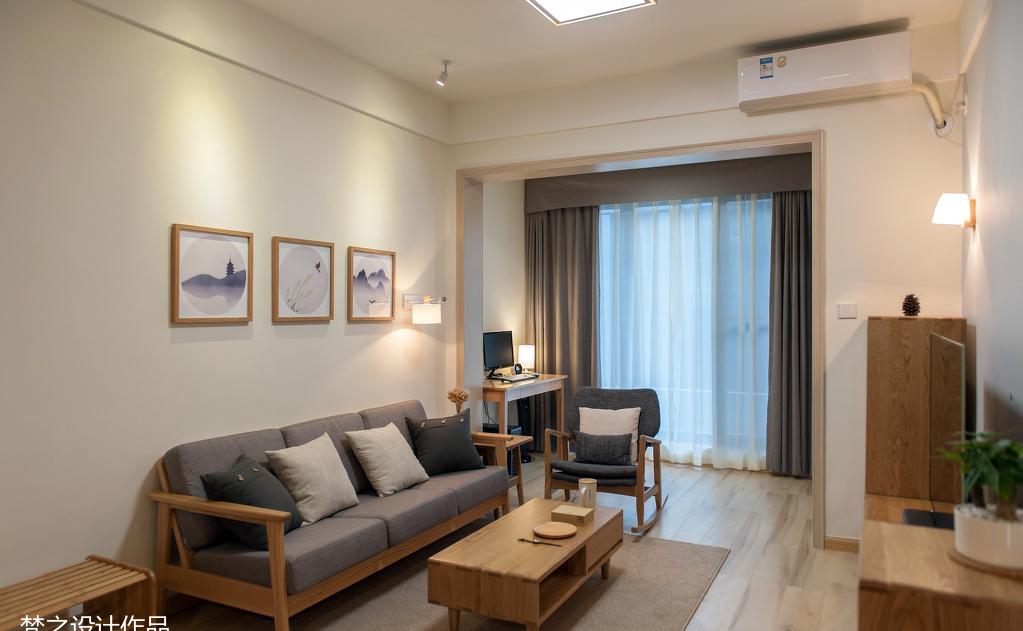 梵之设计丨平层丨秋之沐诗-9