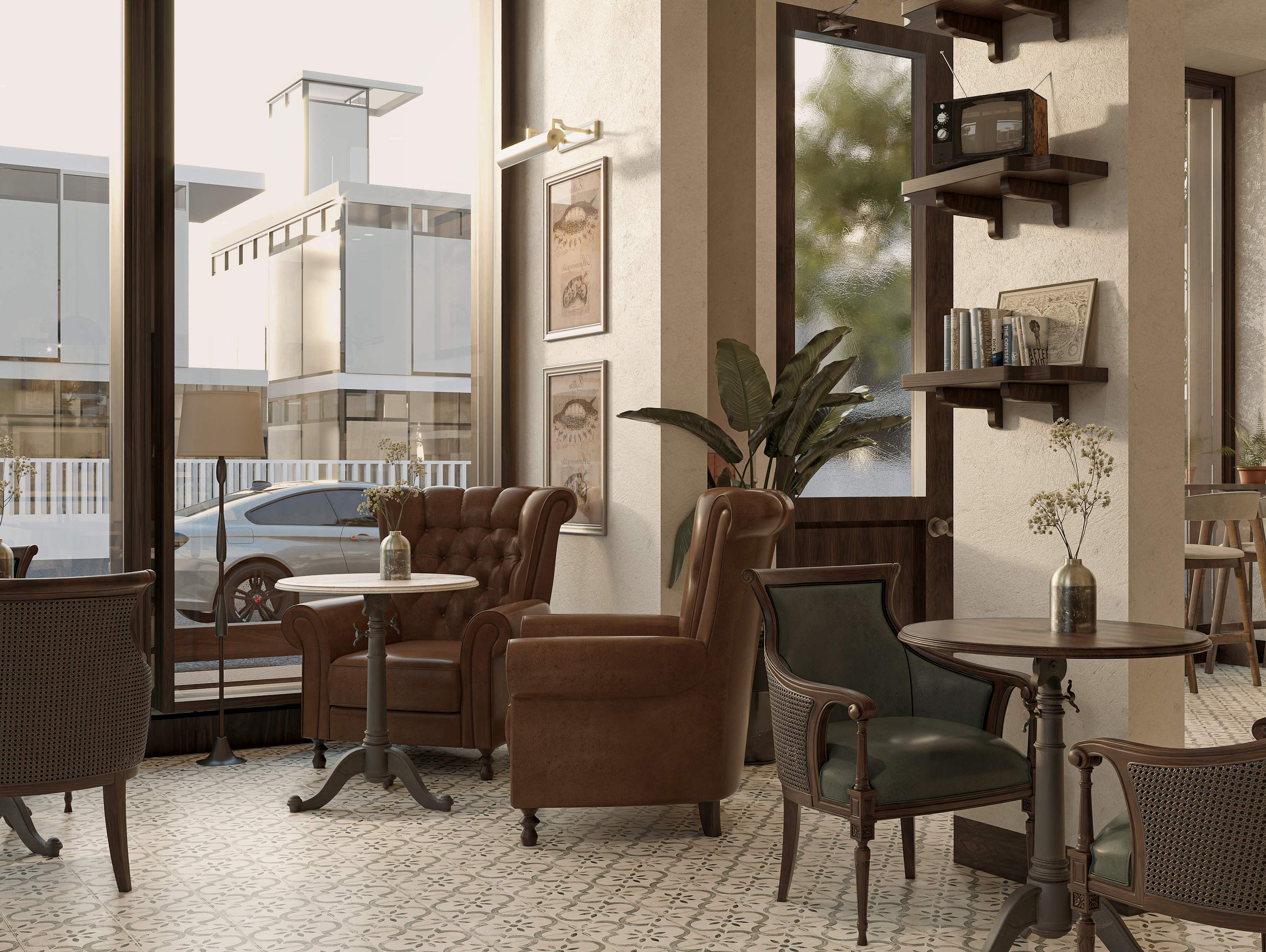 Vintage coffee shop, assigned by Taj design-4