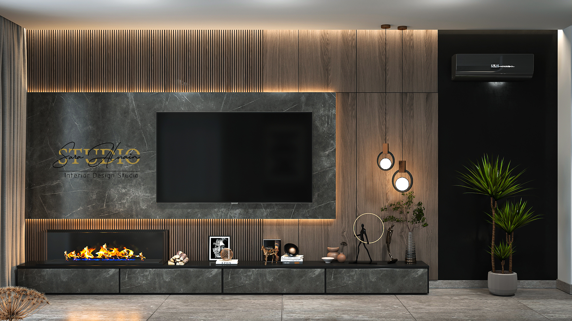 客厅·电视墙设计-2