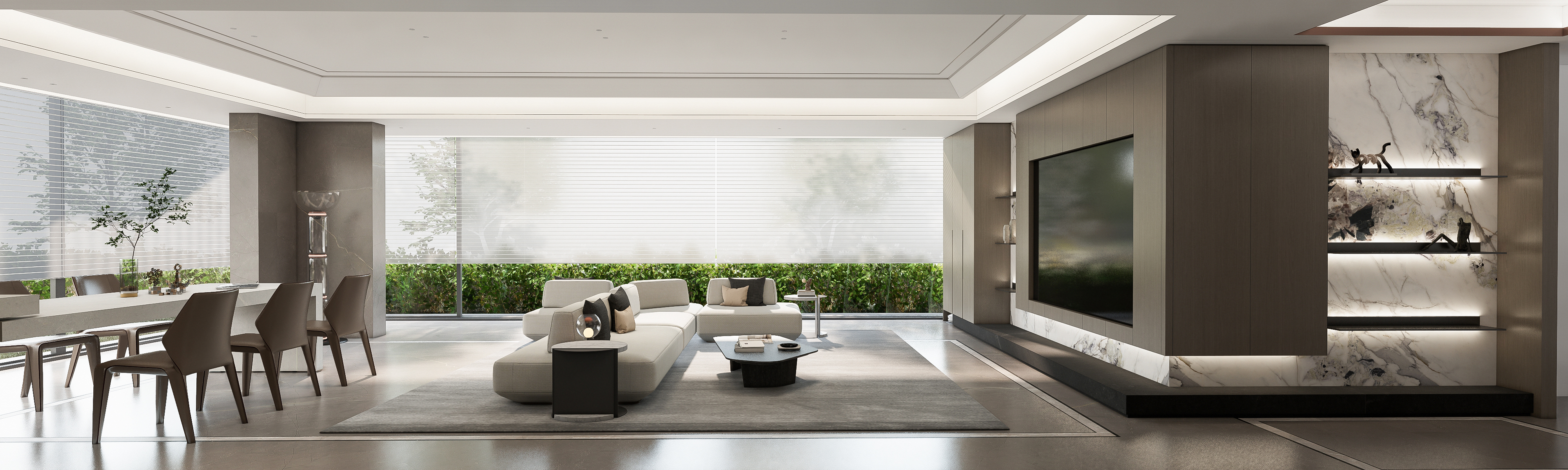 平层住宅设计改造/ENS渲染-1