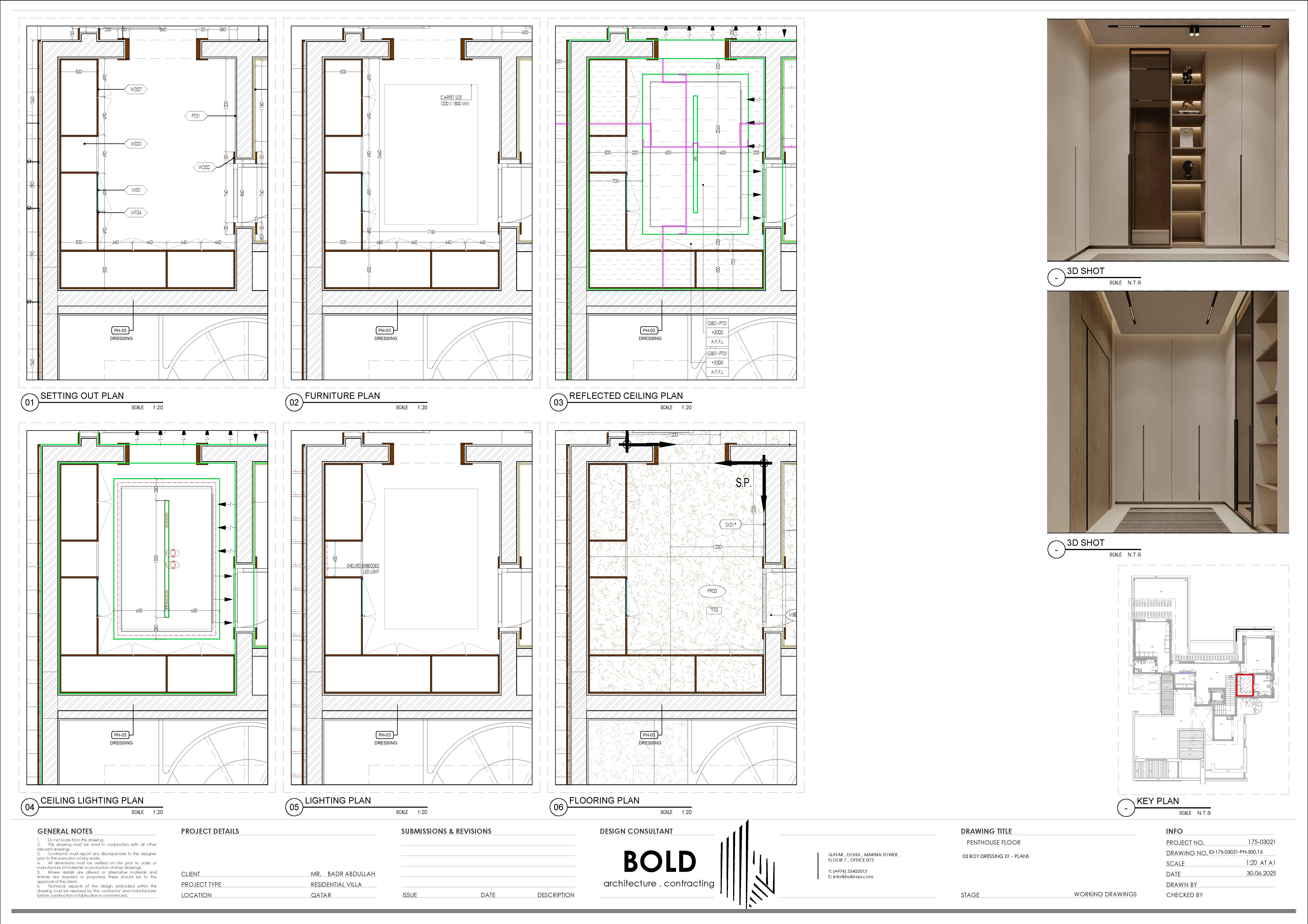 男孩卧室技术图纸设计项目丨卡塔尔丨BOLD.CO.-12