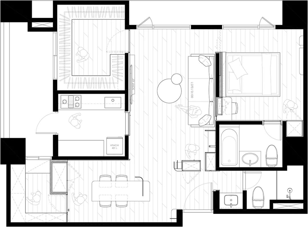 北欧风暗房变身明亮空间丨中国台北丨禾睿设计-7