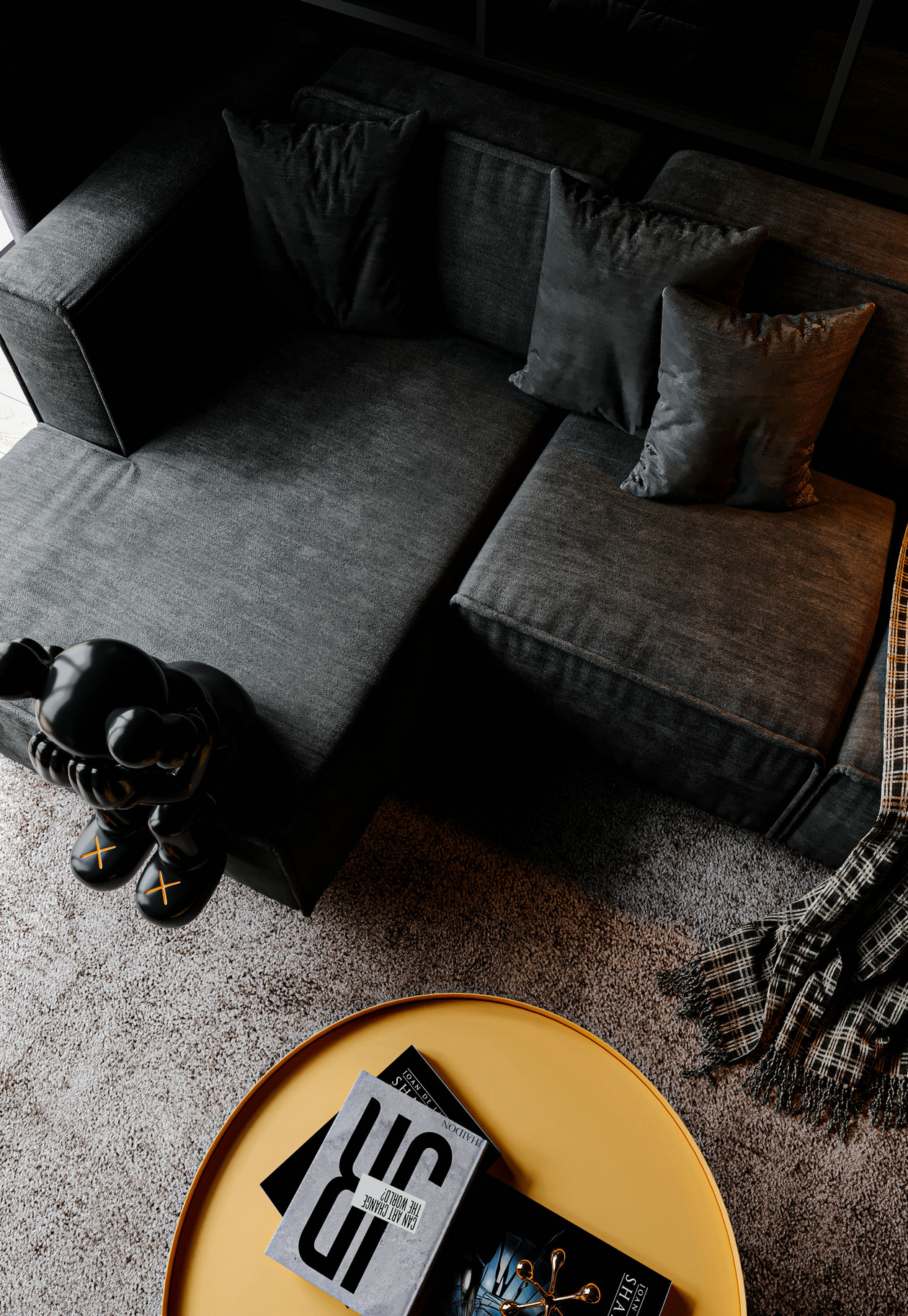 深色系公寓设计-7