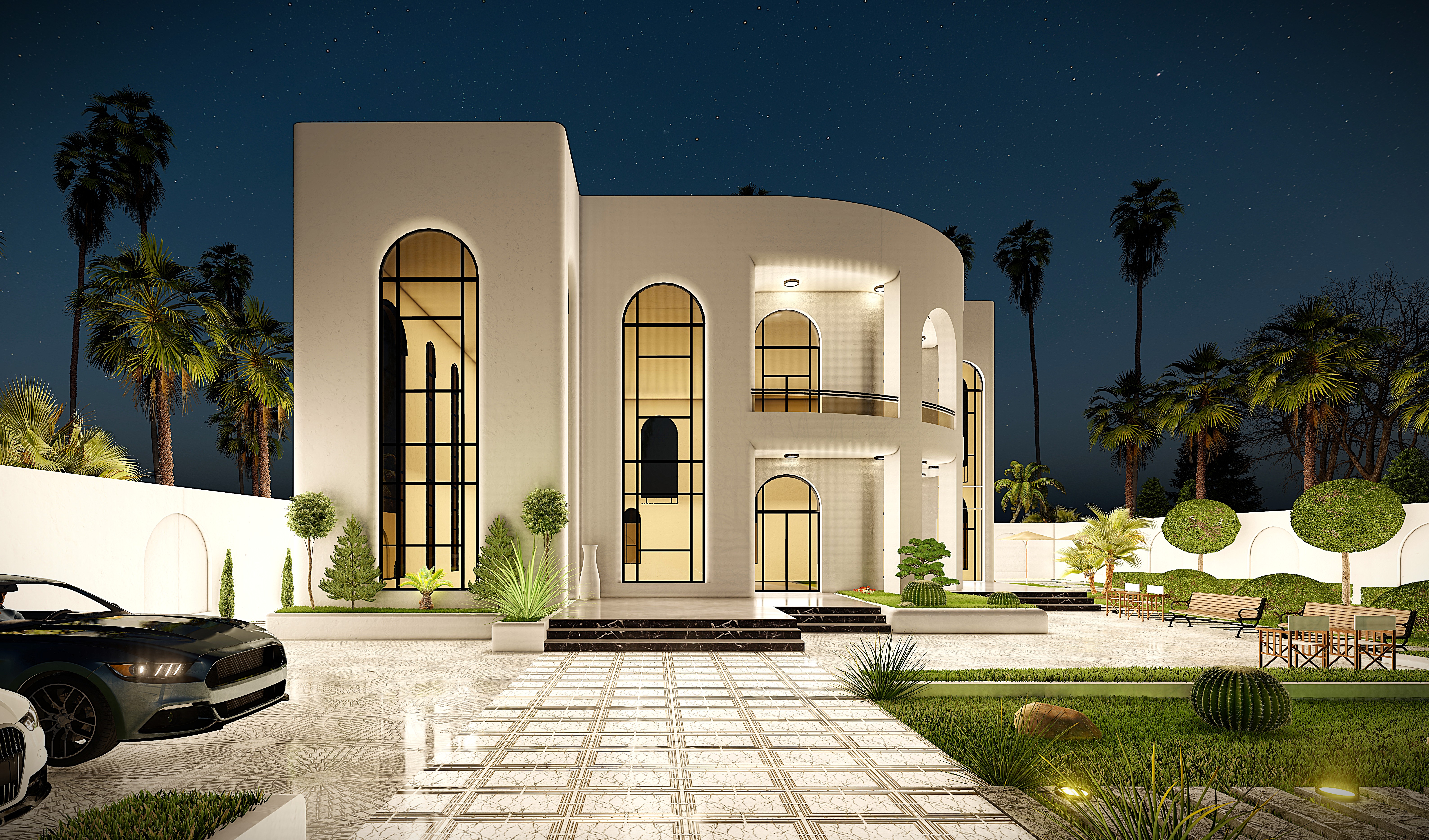 自建别墅丨阿联酋阿布扎比-53