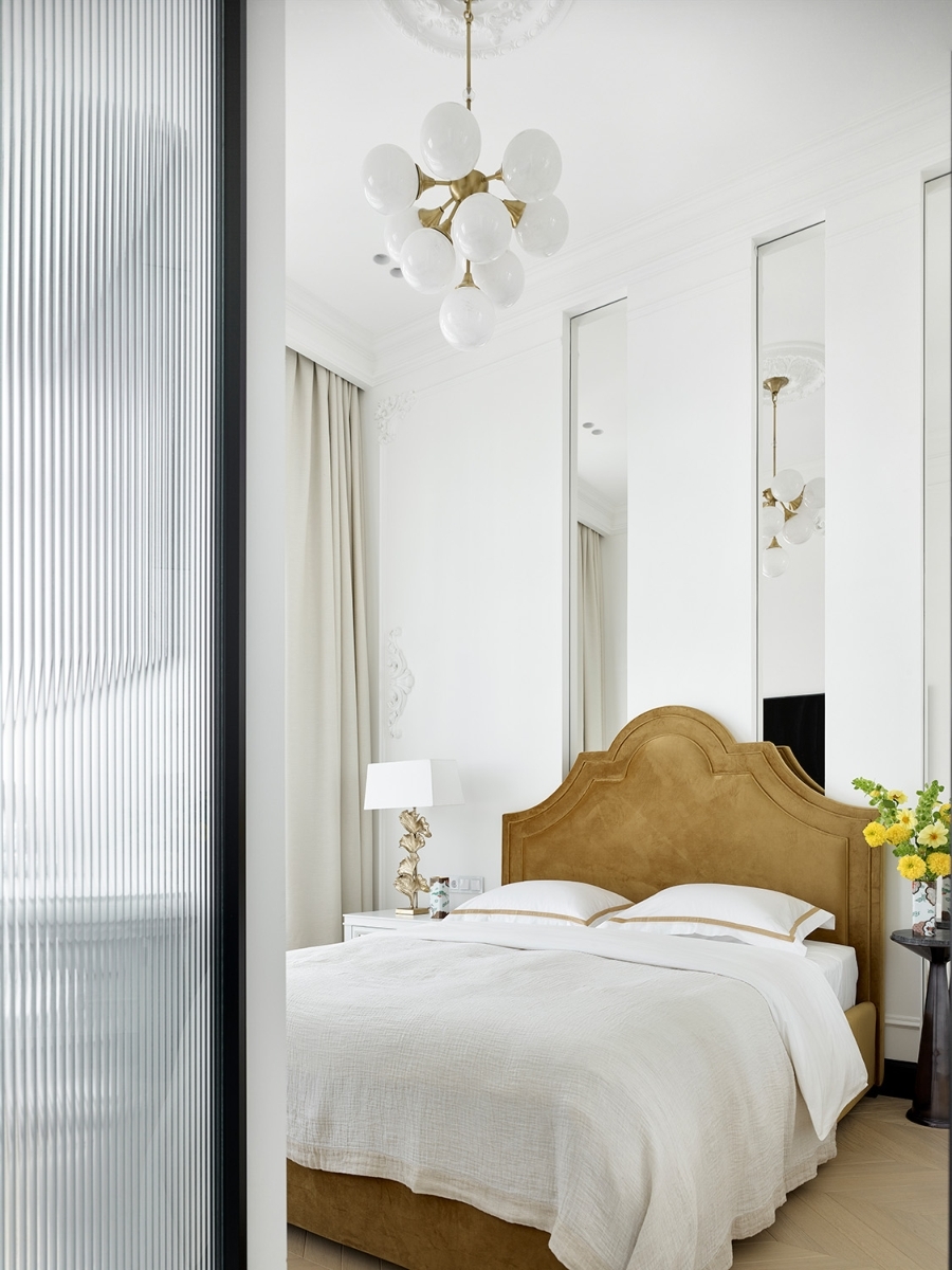 50平米巴黎公寓风格住宅室内设计丨设计师Влада Масорина-13