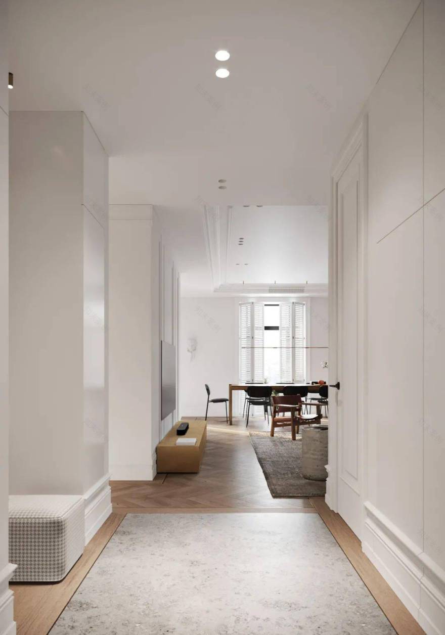 极简留白,诗意空间 · 现代高级住宅设计丨某某设计师-3