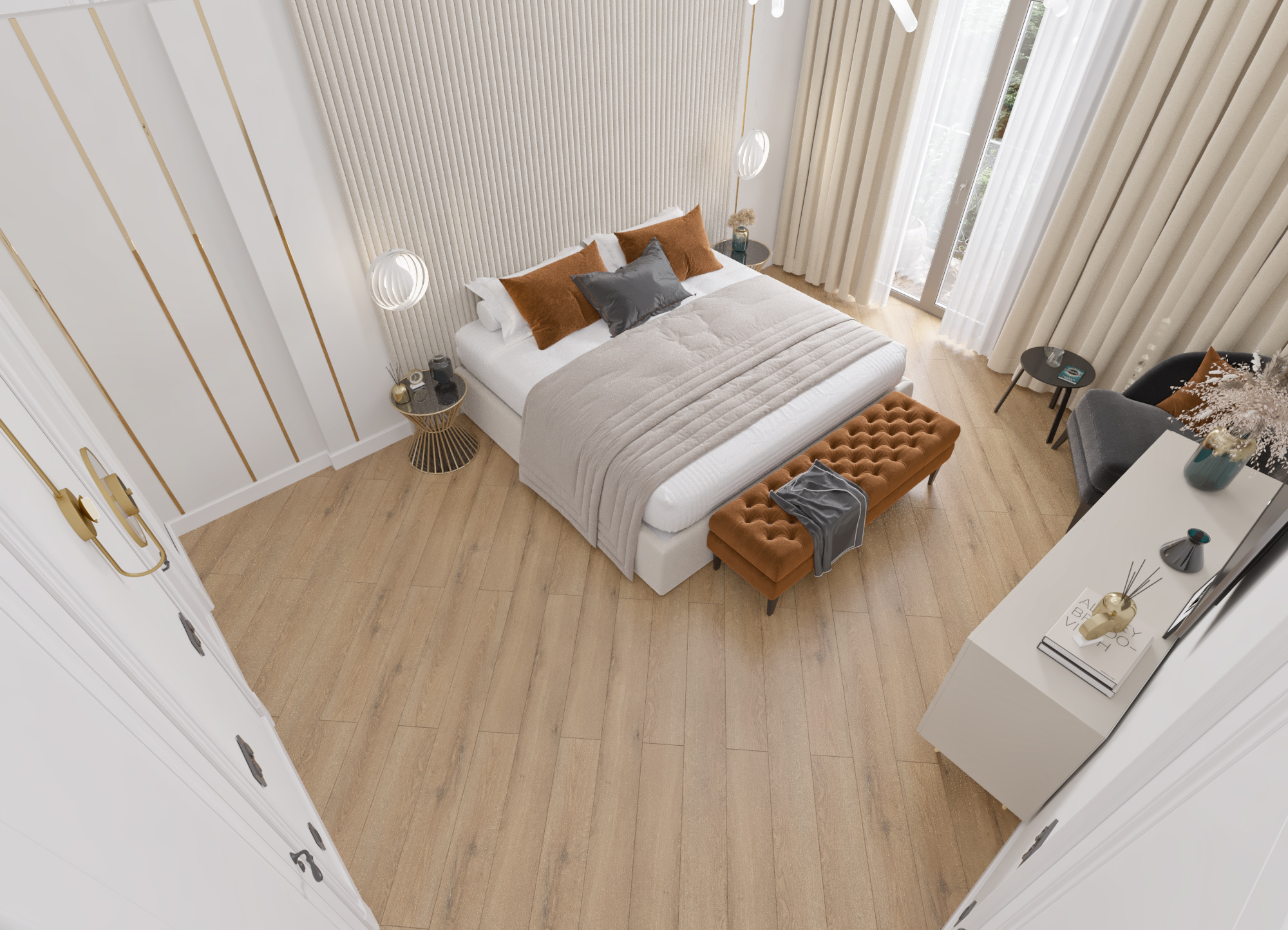 Design project of an apartment 100m2 complex Boulevard-15