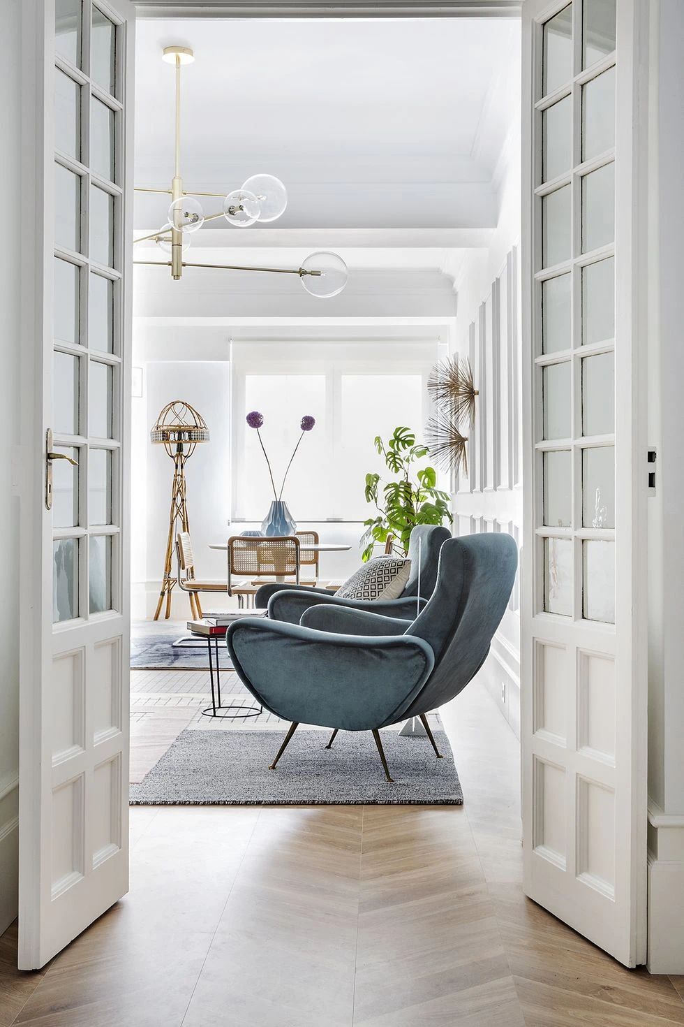 巴黎简约清新住宅丨法国巴黎-2