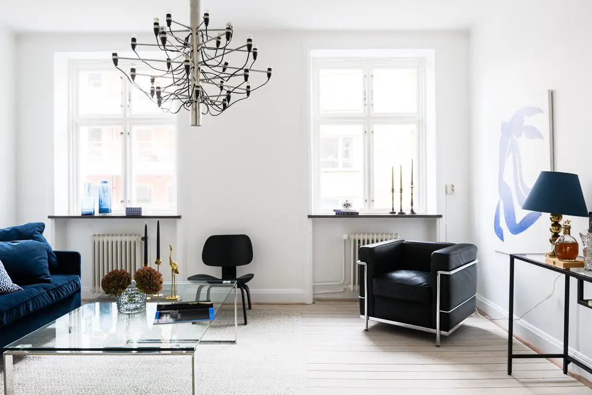 瑞典 47 号公寓的温馨冬季室内设计-14