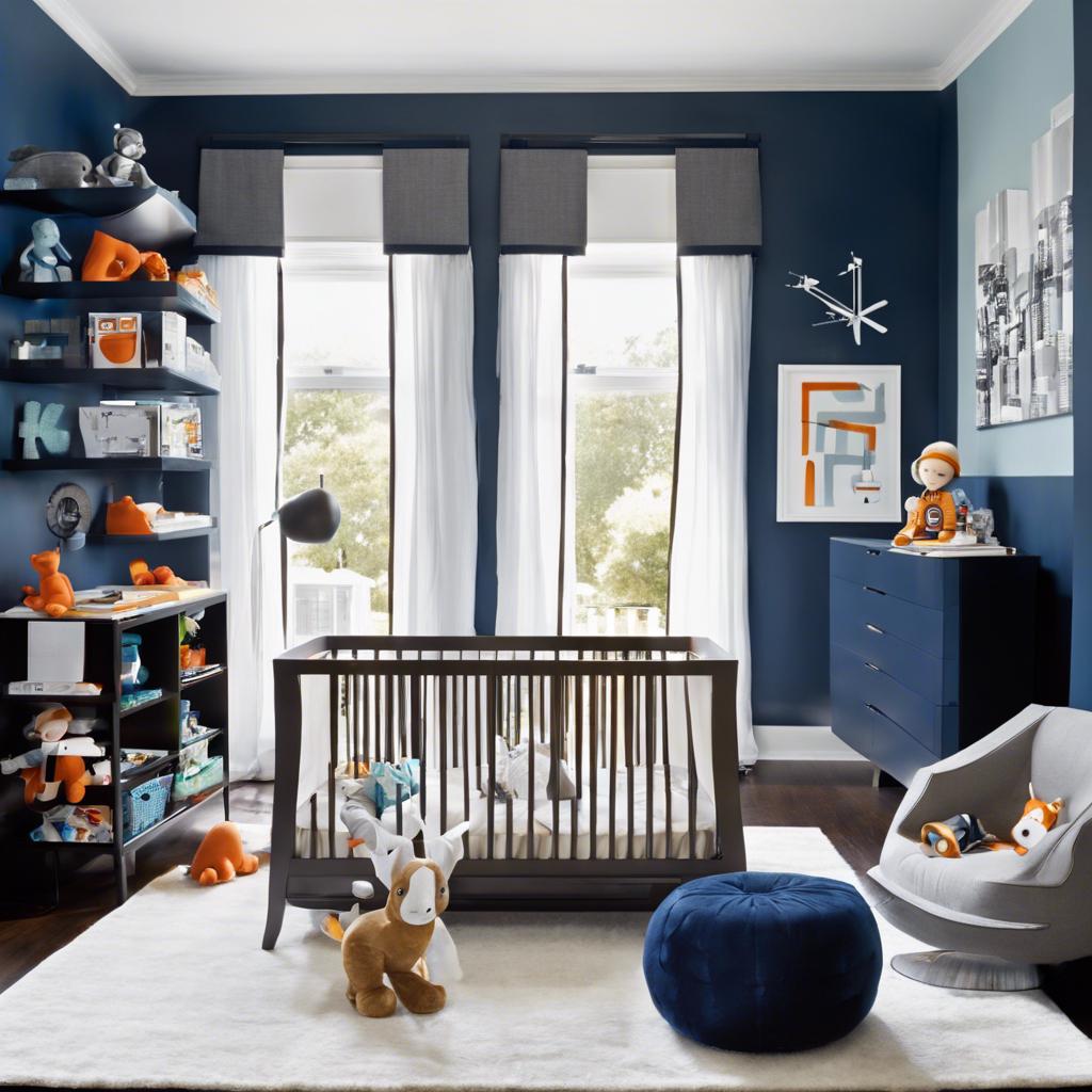 现代时尚男宝宝 nursery 室设计-41