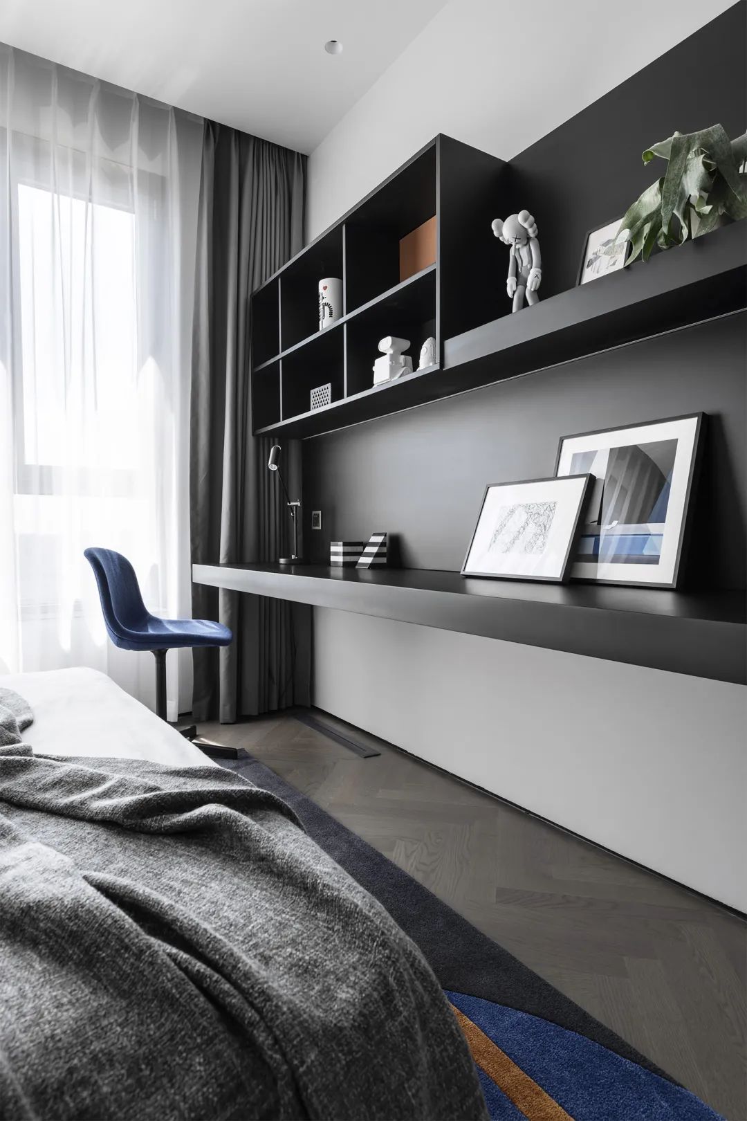 纯粹大宅 | 石木交织的白黑世界-47