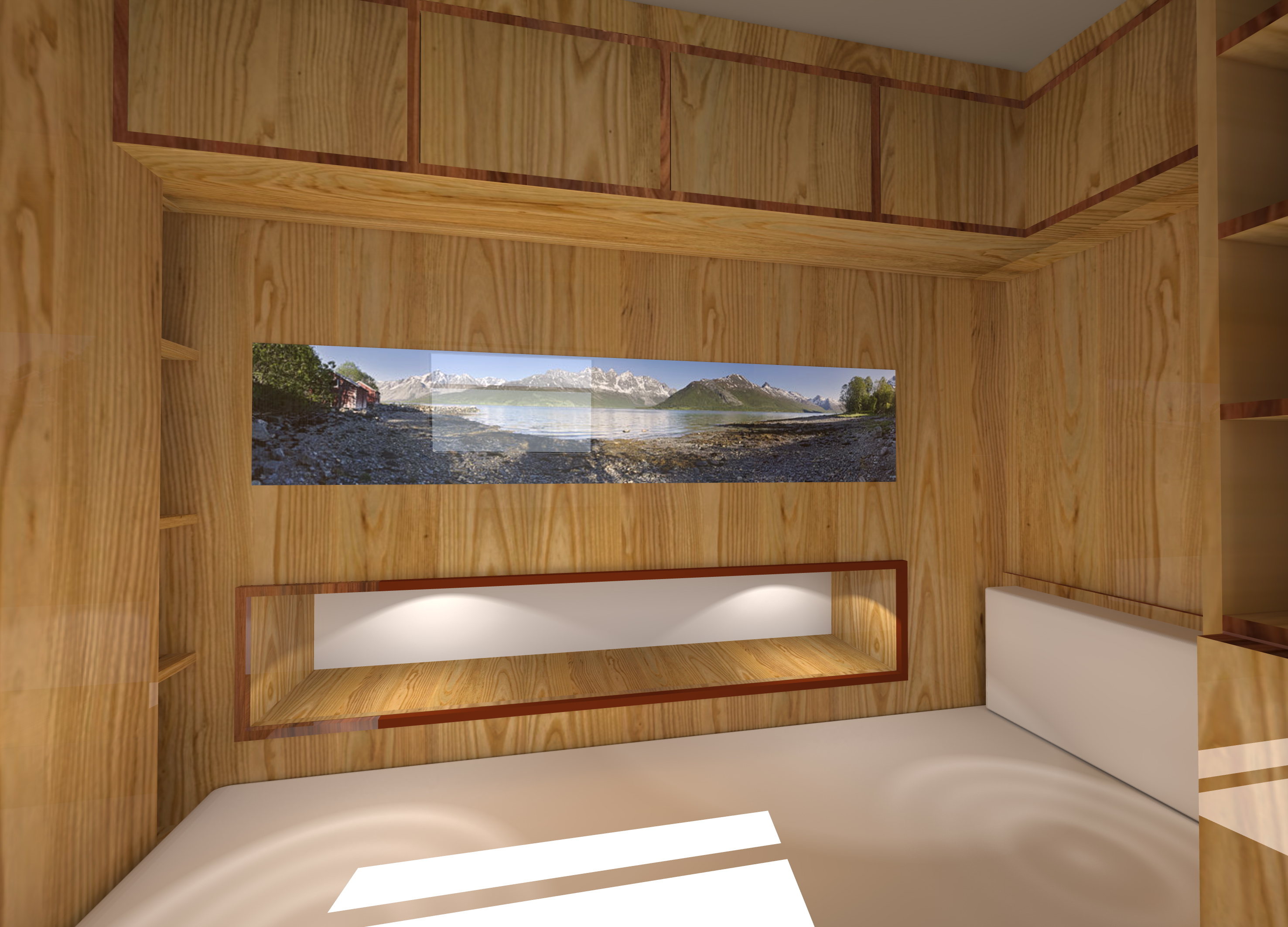 CANAL BOAT mod layout, Bobie shelves for teddy bears-1