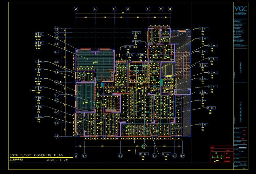 顶层超级豪宅580M2概念方案+施工图-29