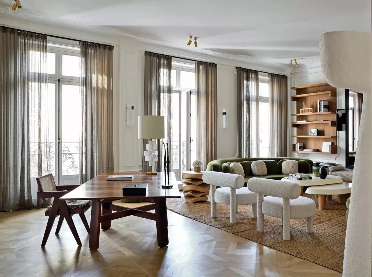 210㎡法式空间设计丨Kelly Boukobza-9