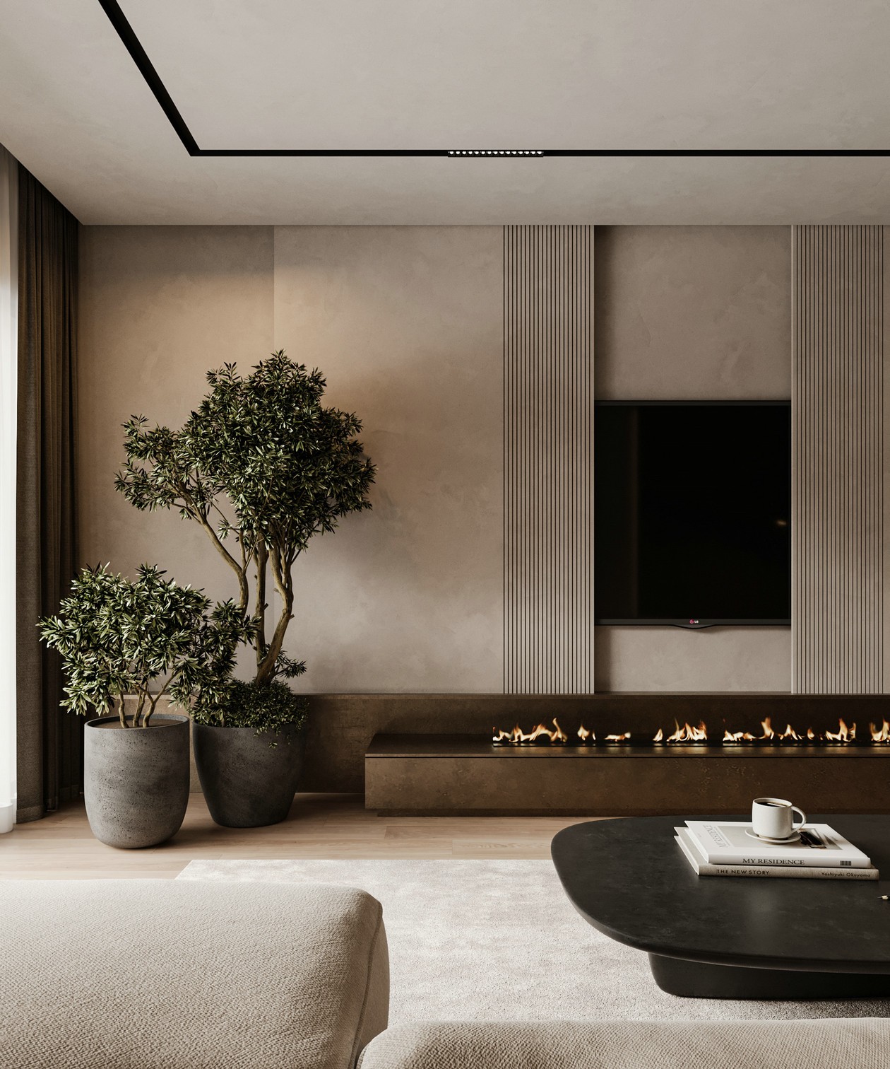 暖棕色系住宅设计 既温馨又舒适！-4