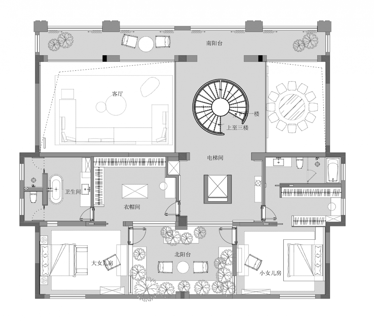 1500㎡现代独栋别墅，诗与多元艺术美学-69