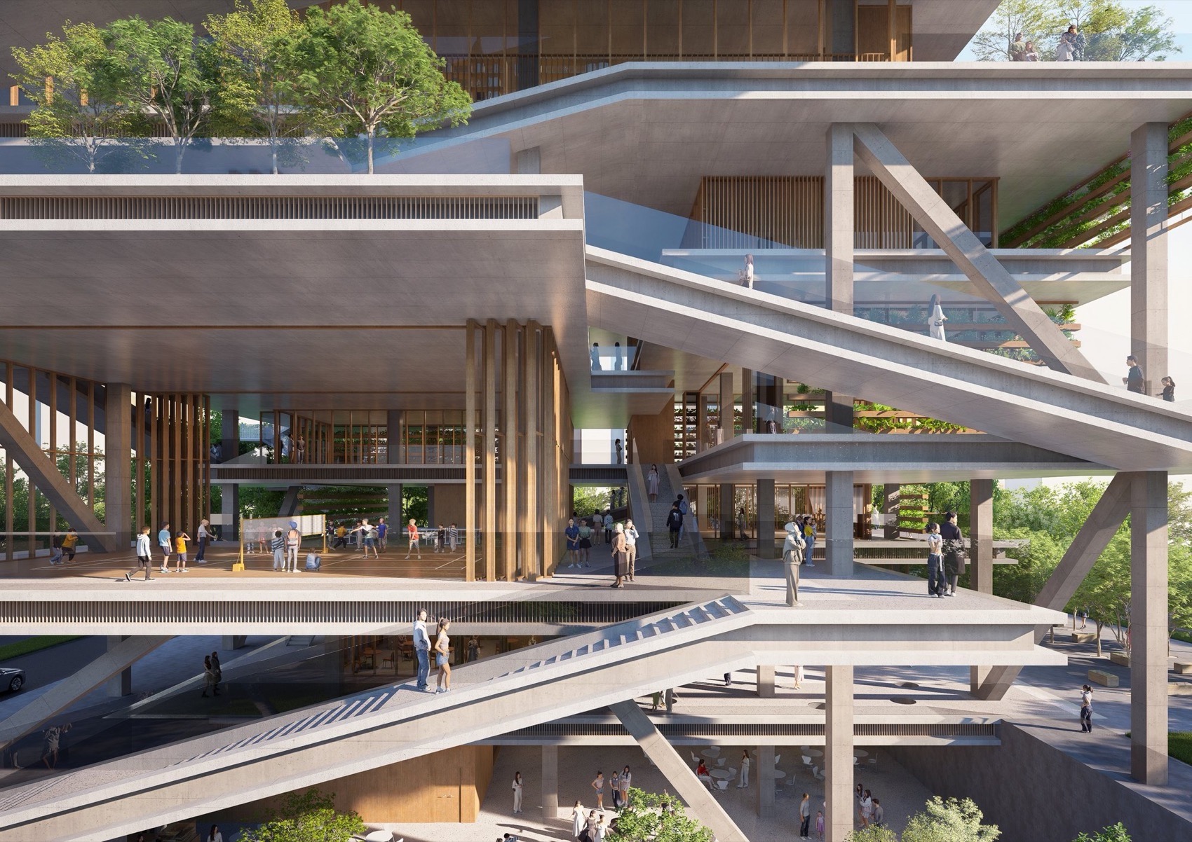 上海宝山区张庙街道02街坊89丘地块文化中心丨中国上海丨OPEN建筑事务所-10