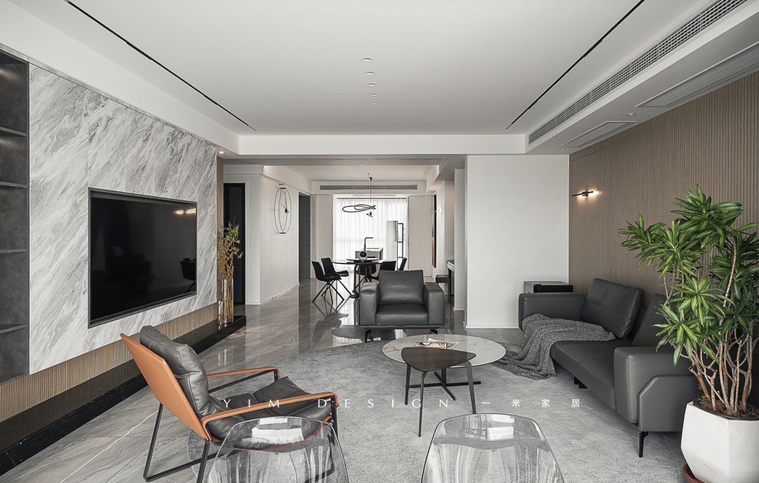 临江而望 · 现代简约大平层设计丨李宝红-16