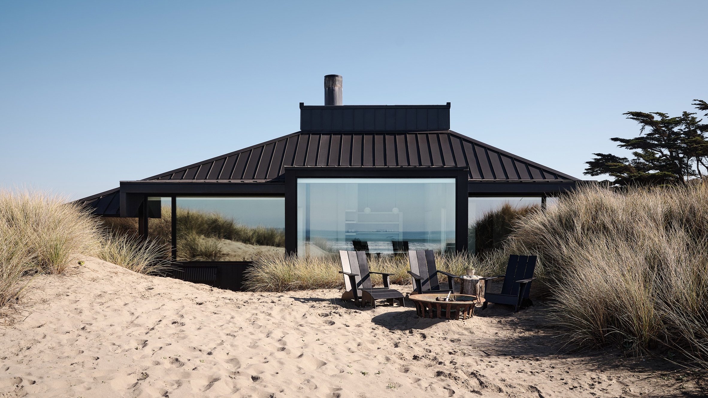 加州海岸度假屋改造,打造明亮舒适海景空间-0