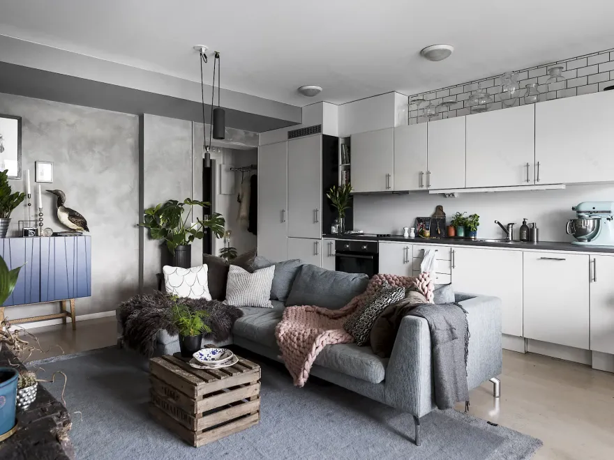 瑞典小户型公寓的禅意设计-7