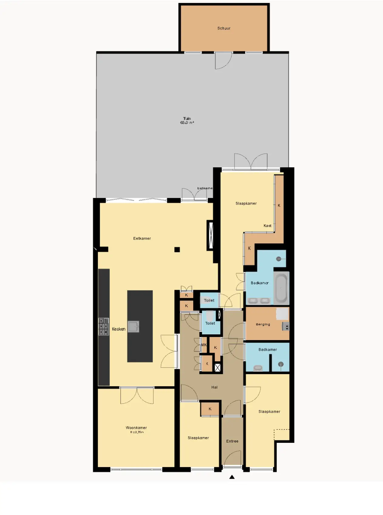 荷兰复古公寓，隐藏的绿色花园-25