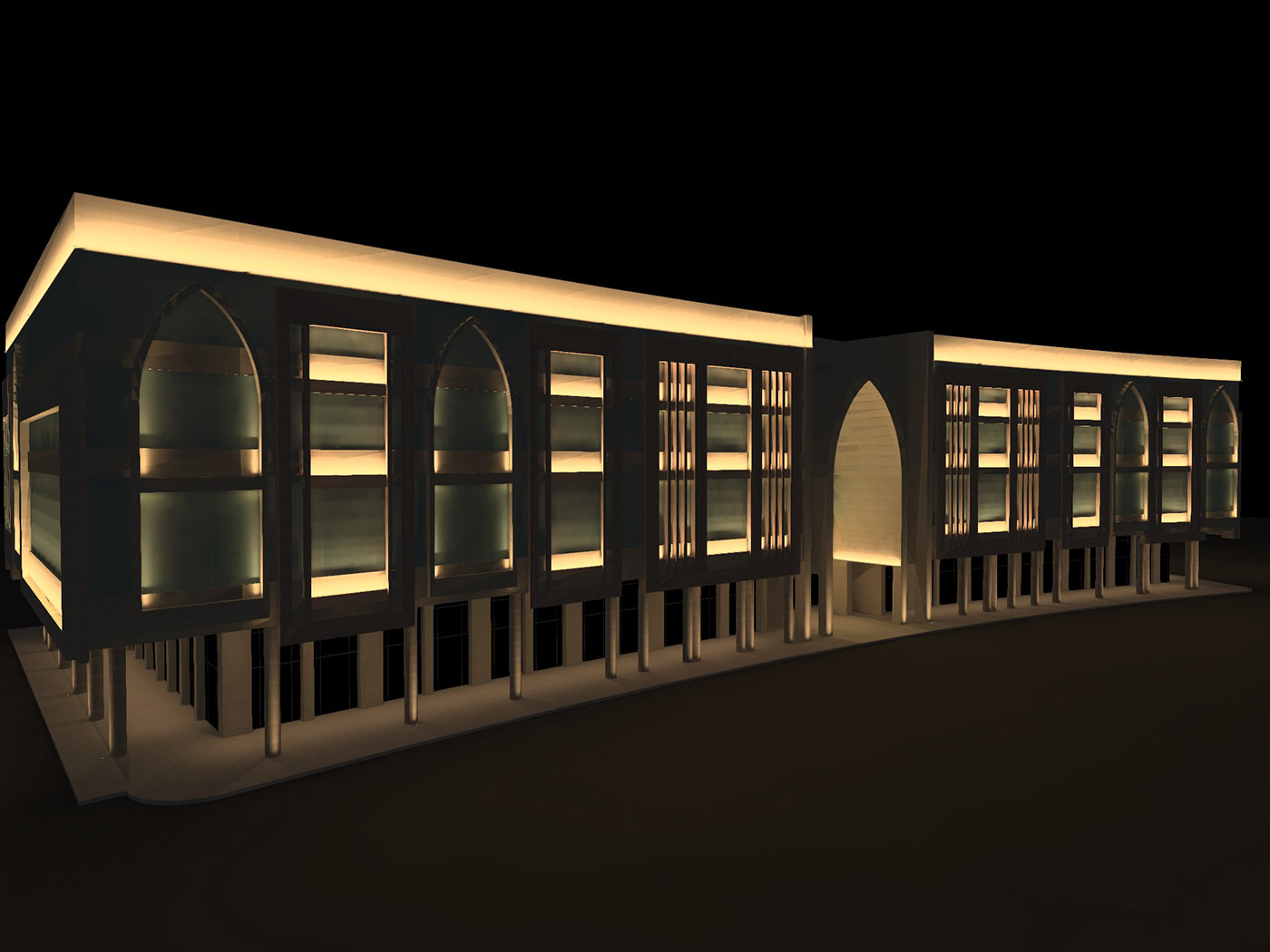 Awqaf project - Façade Lighting, Amman-1