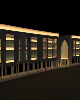 Awqaf project - Façade Lighting, Amman