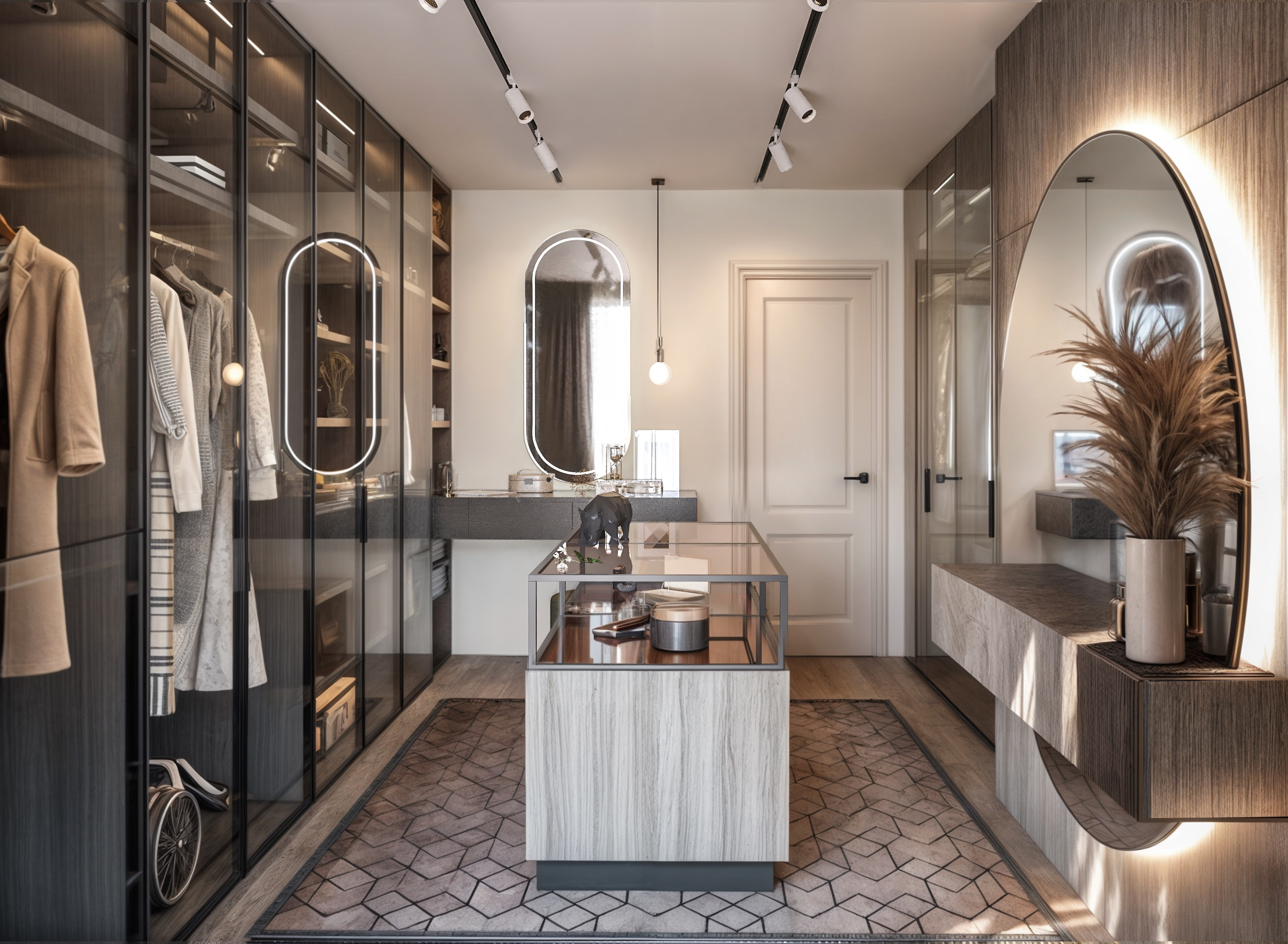 阿联酋现代更衣室设计丨Mahmoud abd elmajied-12