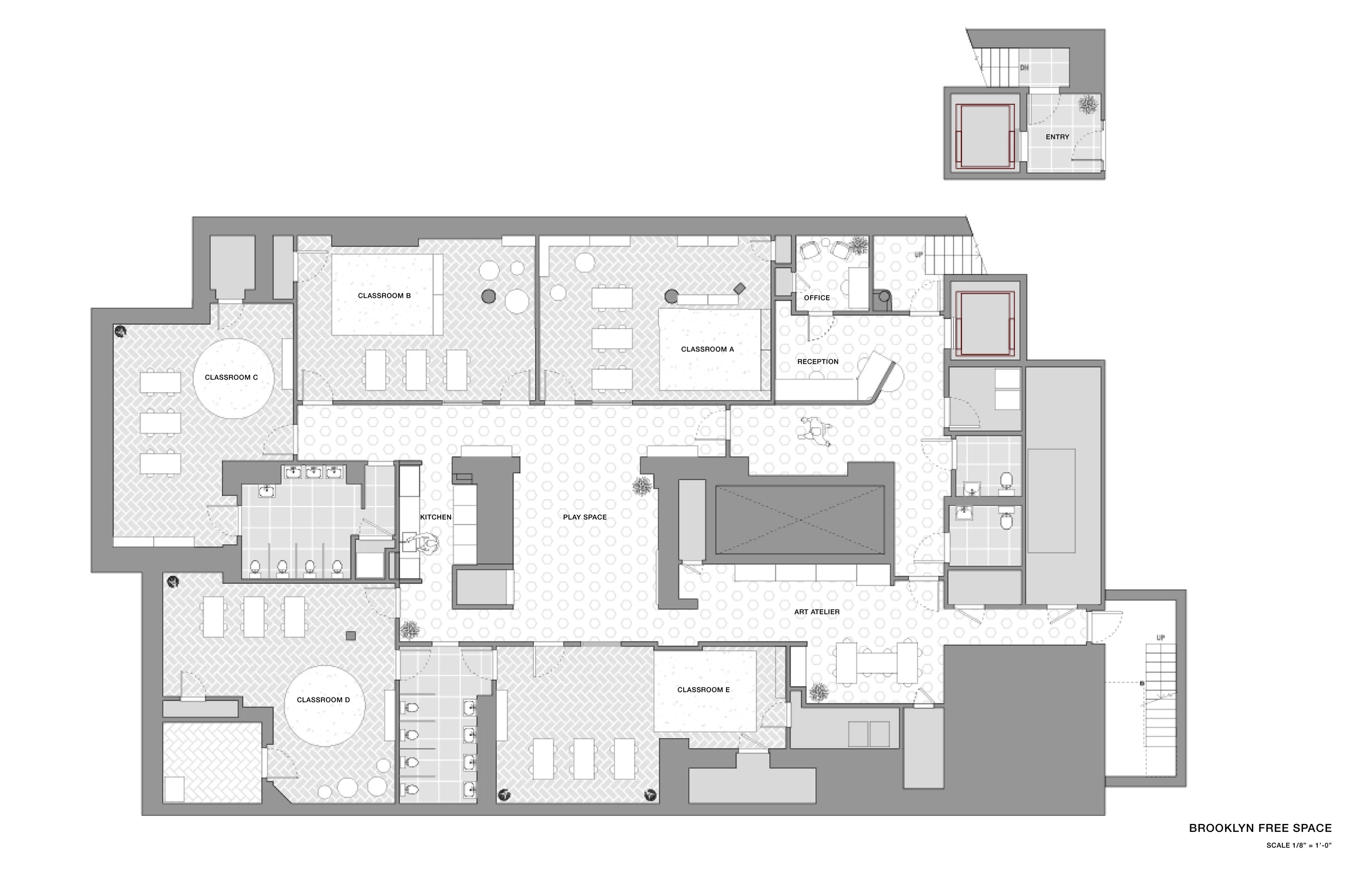 布鲁克林自由空间丨美国纽约丨Frederick Tang Architecture-66