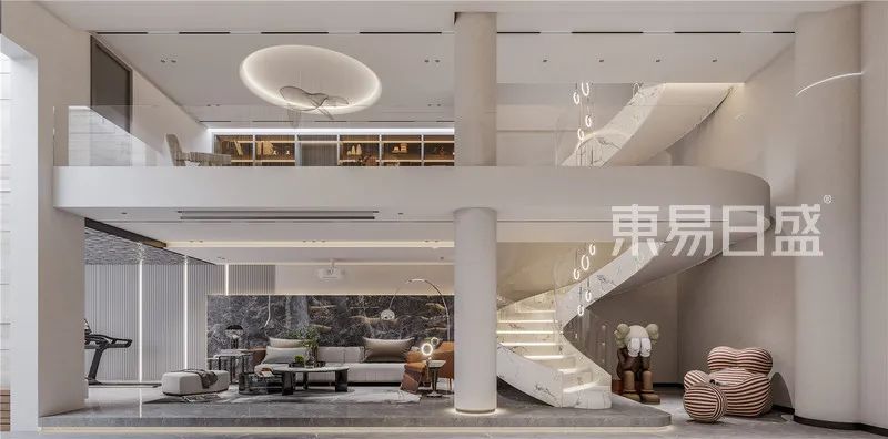 【首发】于凯作品：夏日午后 | 嘉盛龙庭450㎡现代简约风格别墅装修-64