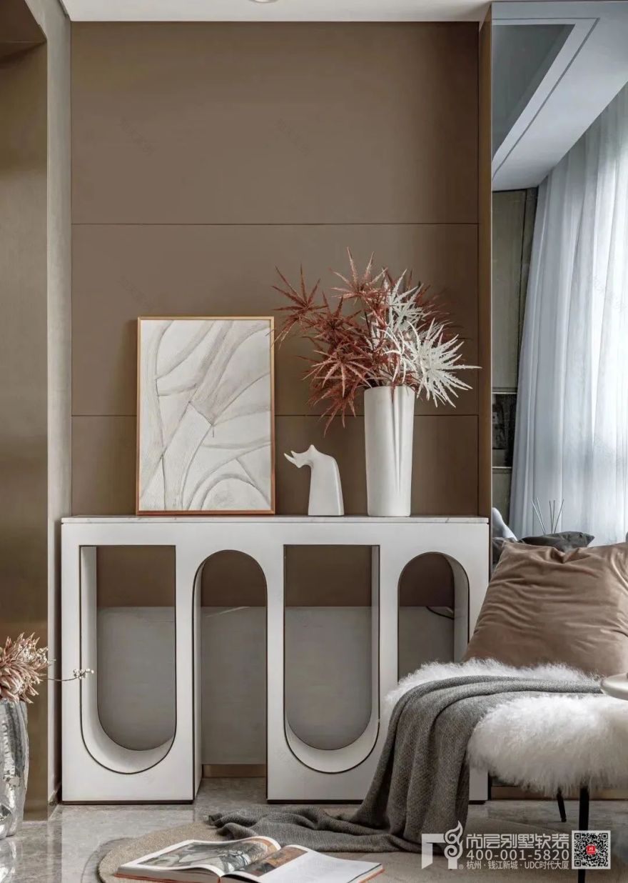 藕粉色温柔空间丨中国杭州丨杭州尚层装饰-28