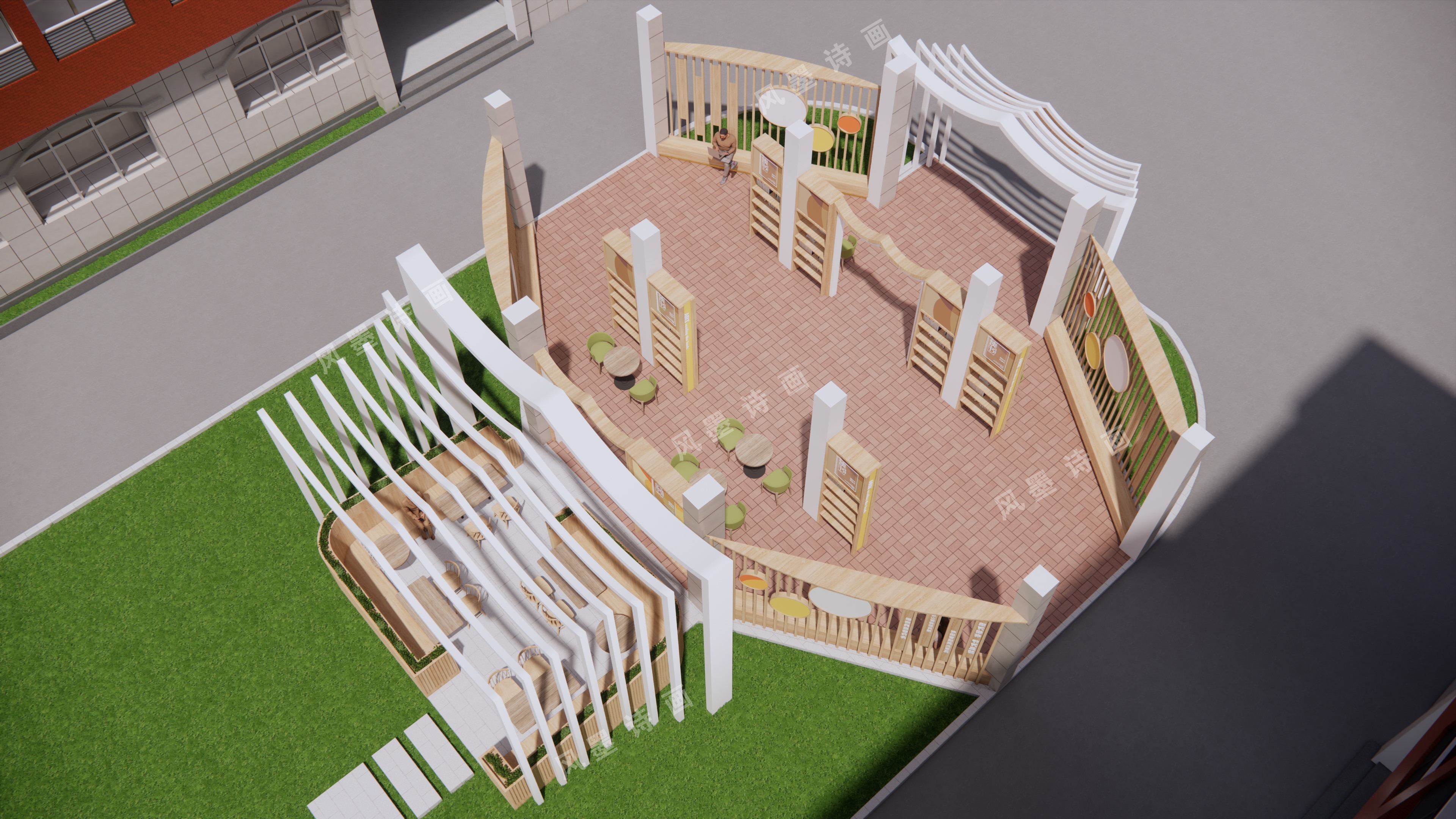 某学校长廊设计-35