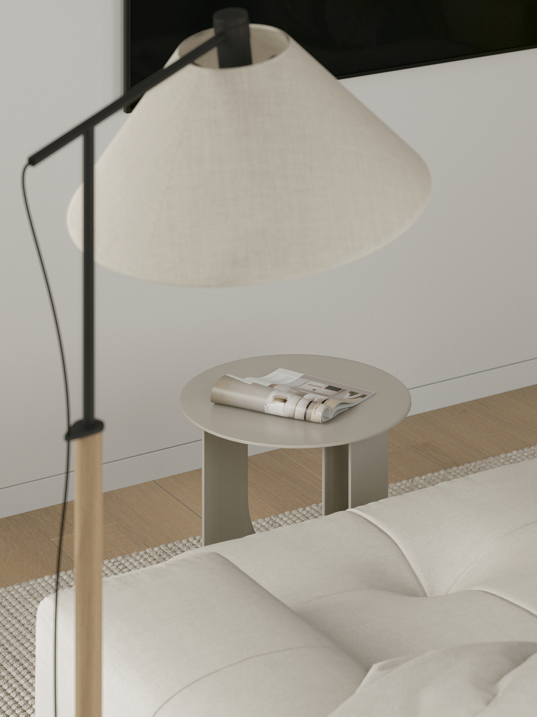 极简室内设计；极简室内风格（注：Minimal Interior常见指室内空间呈现极简主义的设计或风格，两种表述侧重点略有不同，可根据具体语境选择，若仅从最宽泛理解，极简室内设计更合适） 丨俄罗斯莫斯科丨Andrey Popov-17