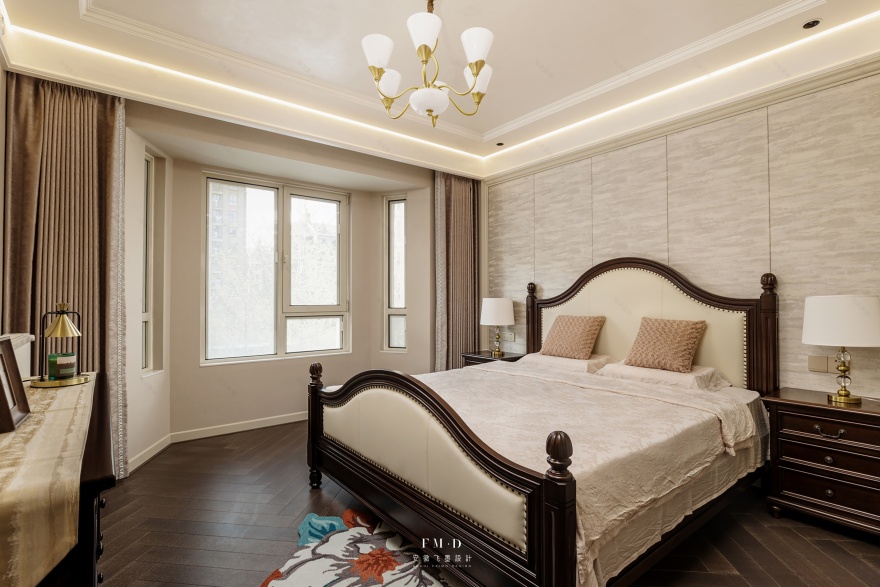 170㎡大平层美式风设计丨中国合肥丨飞墨设计组-47