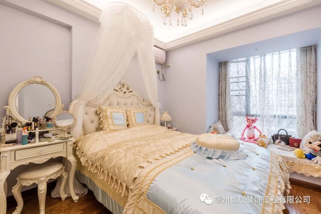 赣州中央星城简约欧风家居设计-43