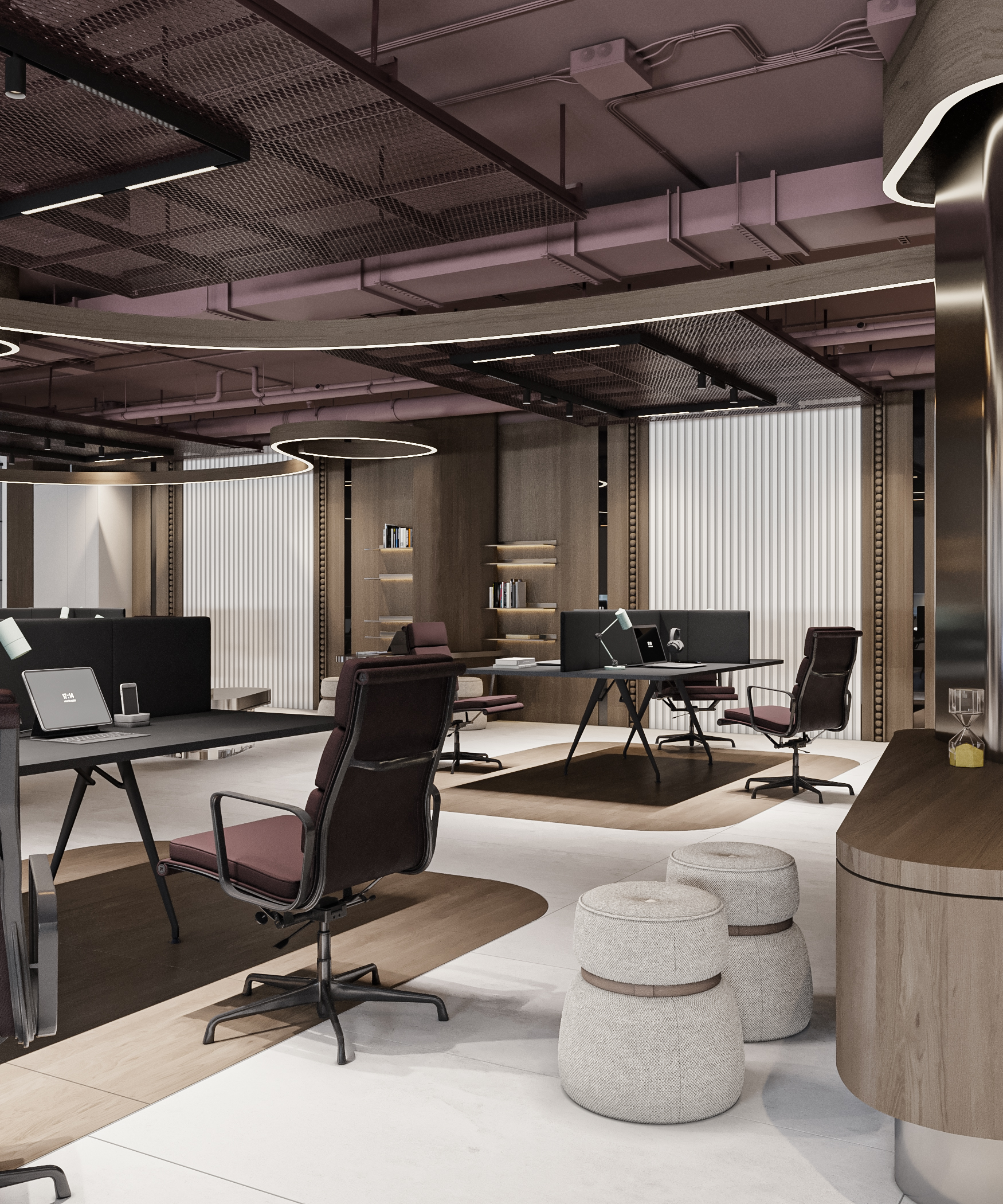 Contemporary Executive Office | Interior Design Concept-6