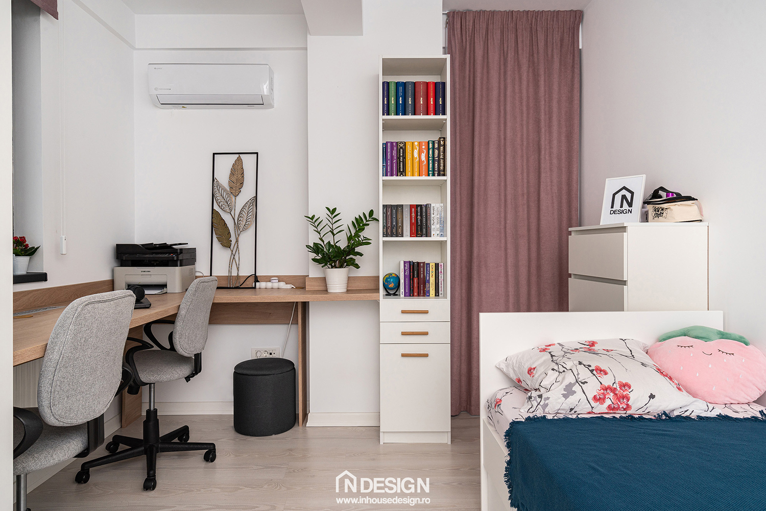 布加勒斯特91·5㎡三居室公寓斯堪的纳维亚风格装修丨罗马尼亚布加勒斯特丨In House Design-27