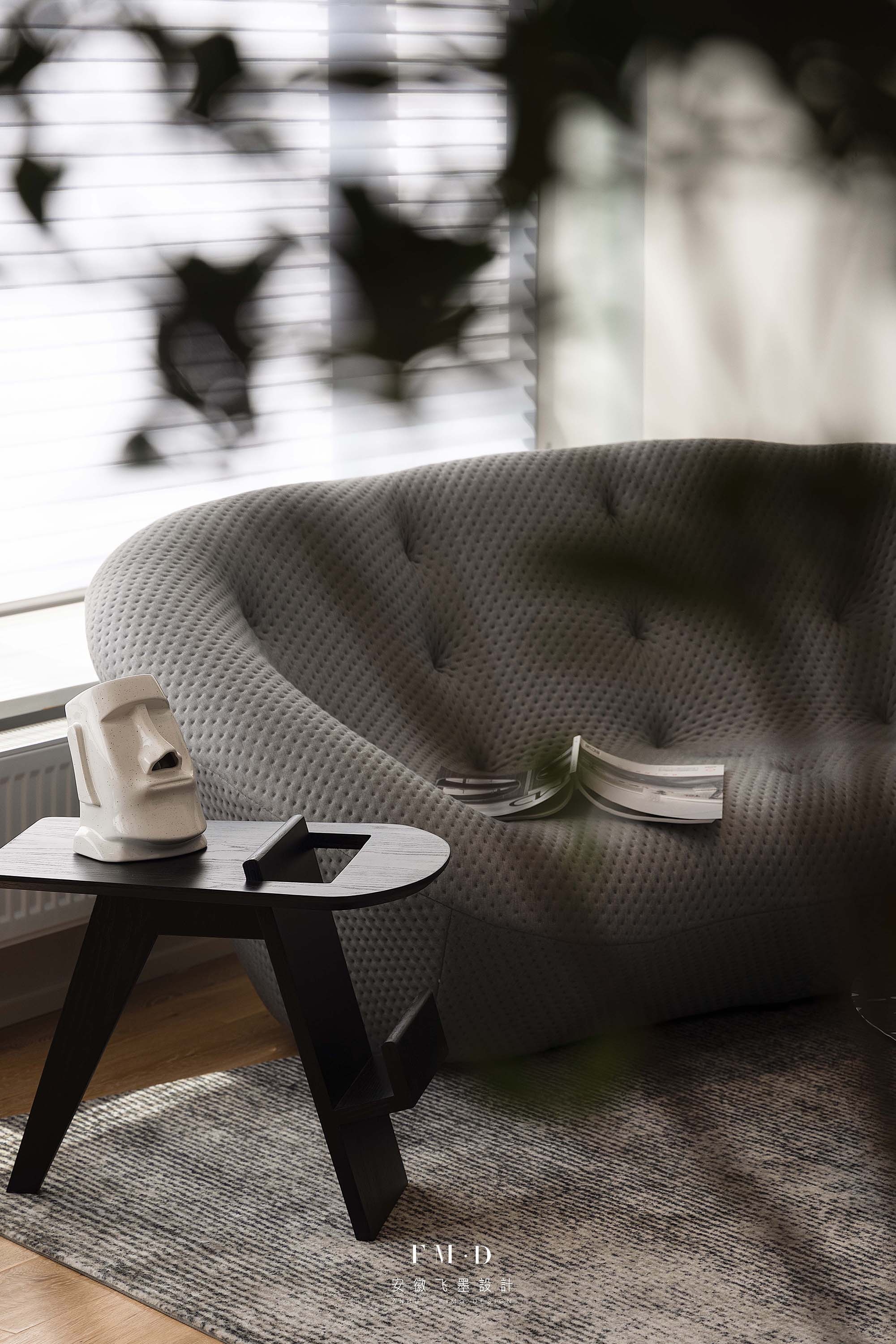 独居男士的130㎡极简风丨中国合肥丨飞墨设计组-16