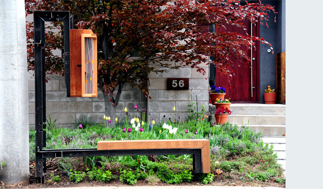 north end free library bench 1-0
