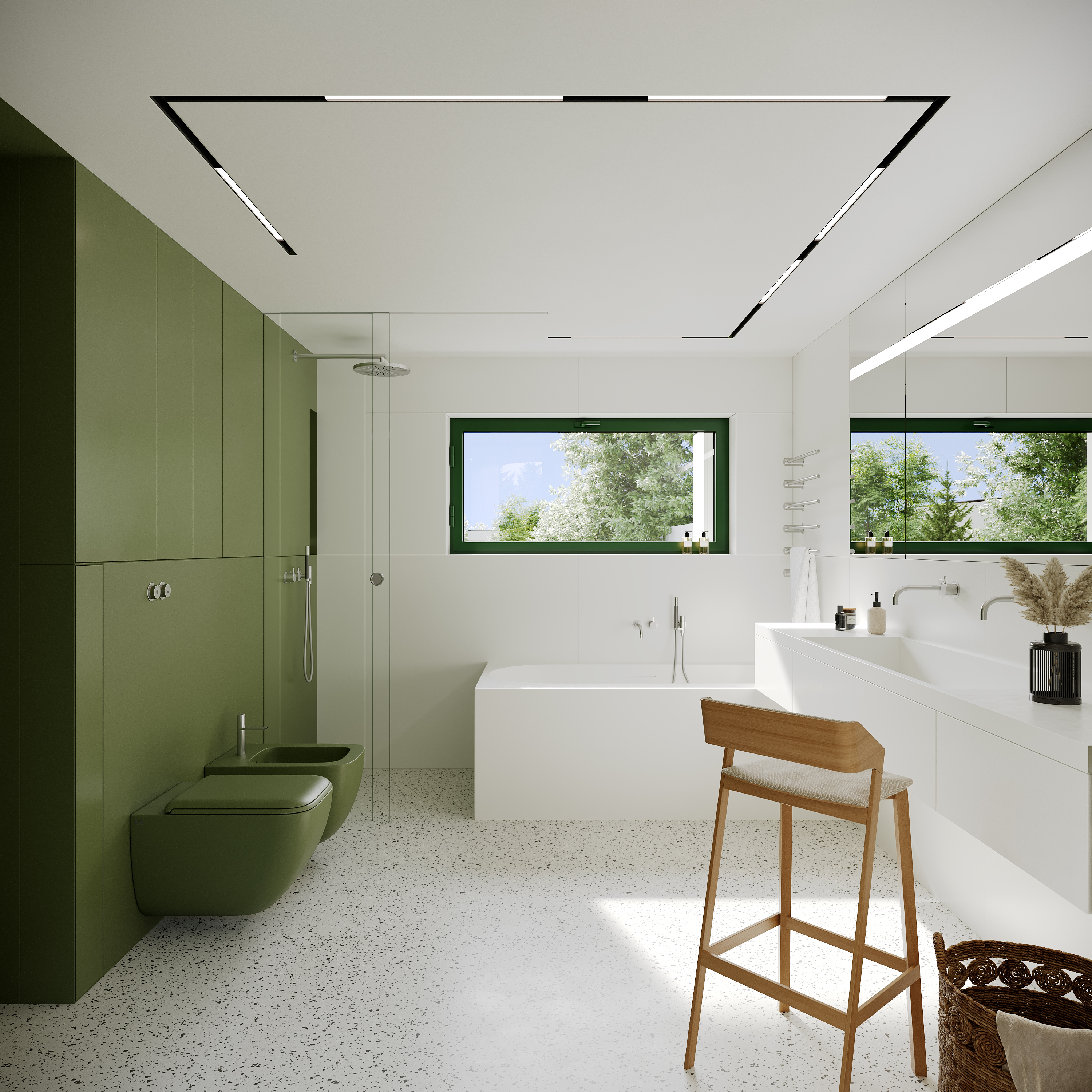 PRL时代典型波兰立方体房屋室内改造-38