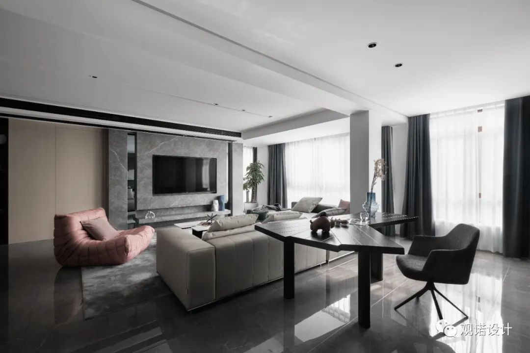 逐光而居 · 台州天和壹号现代极简设计丨中国台州丨观诺设计-18