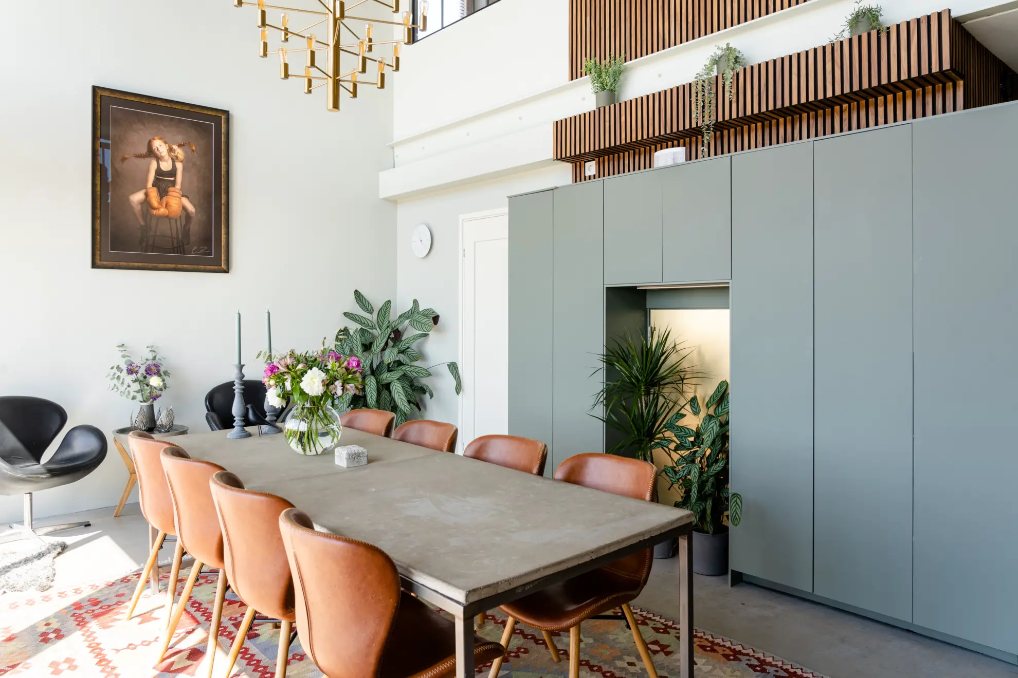 瑞典斯德哥尔摩现代都市景观复式公寓设计-5